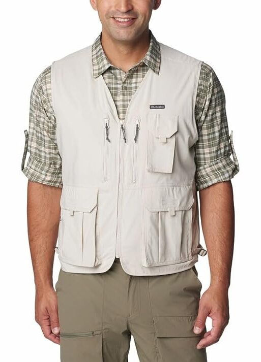 Columbia Men Omni-Wick Silver Ridge Utility Hiking and Trekking Vest