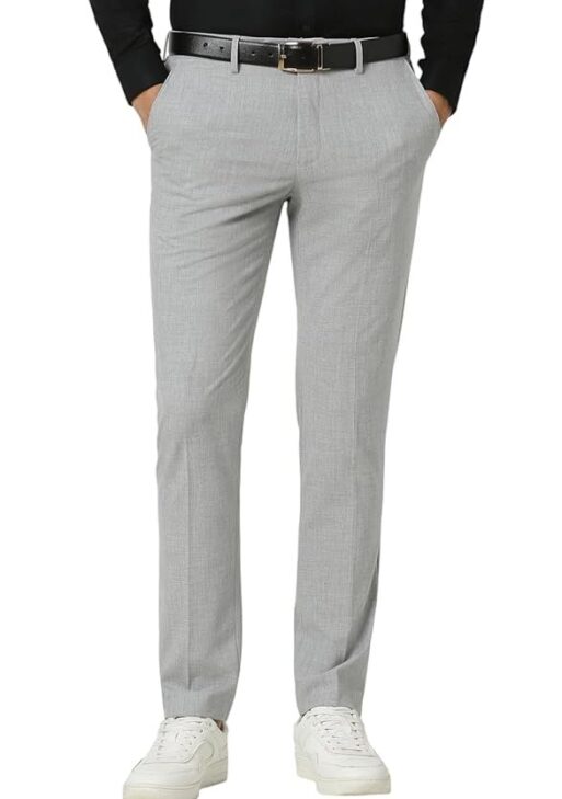 Van Heusen Men's Slim Fit Cotton Blend Workwear Trouser