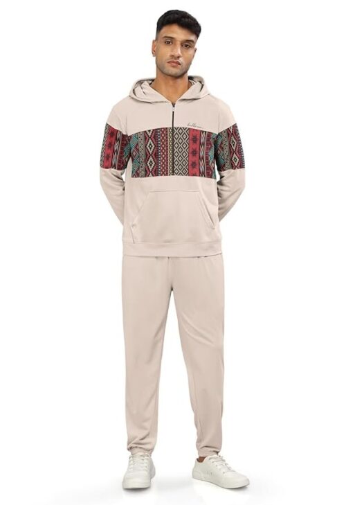 BULLMER Trendy Clothing Set with Hoodie & Pants Co-ords for Men