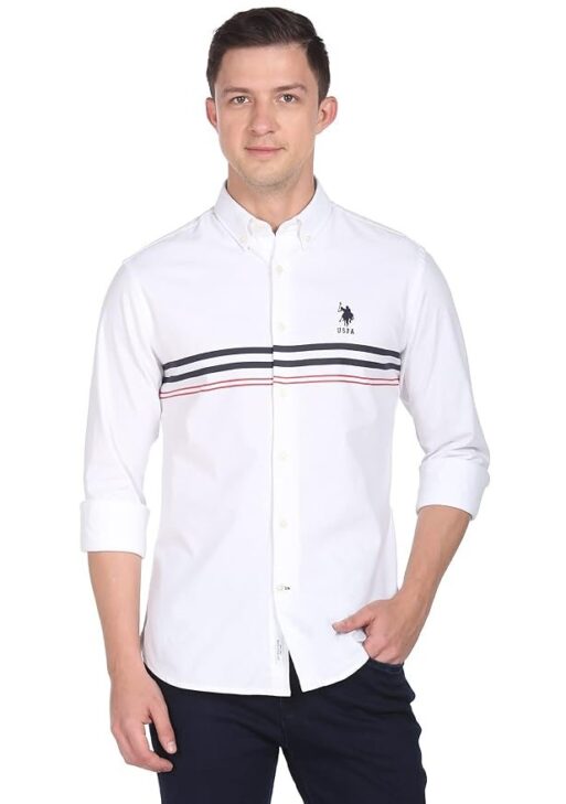 U.S. POLO ASSN. Men's Cotton Regular Fit Shirt