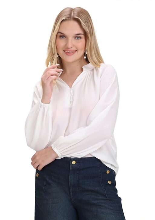 U.S. POLO ASSN. Women's Cotton Solid Regular Fit Shirt