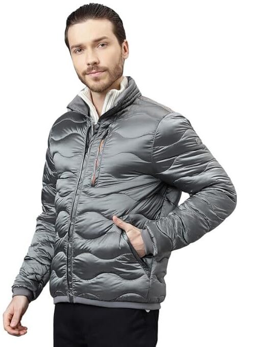 Woodland Men Long Sleeves Quilted Regular Fit Nylon Jackets