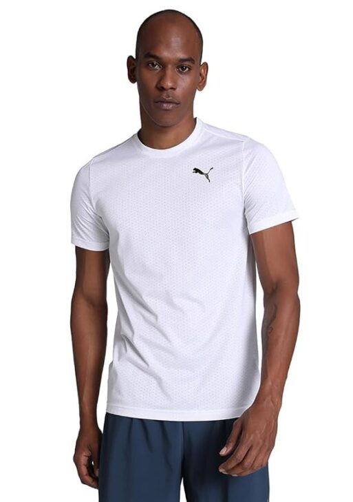 Puma Men's Solid Regular Fit T-Shirt