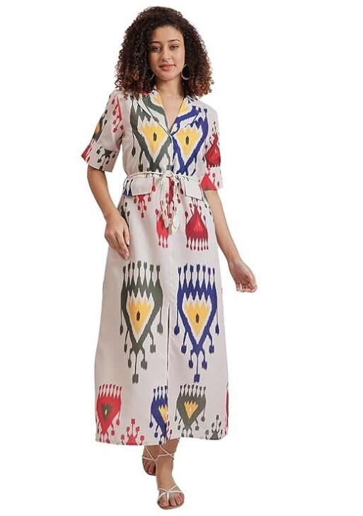ATHENA LIFESTYLE Multi Abstract Dress