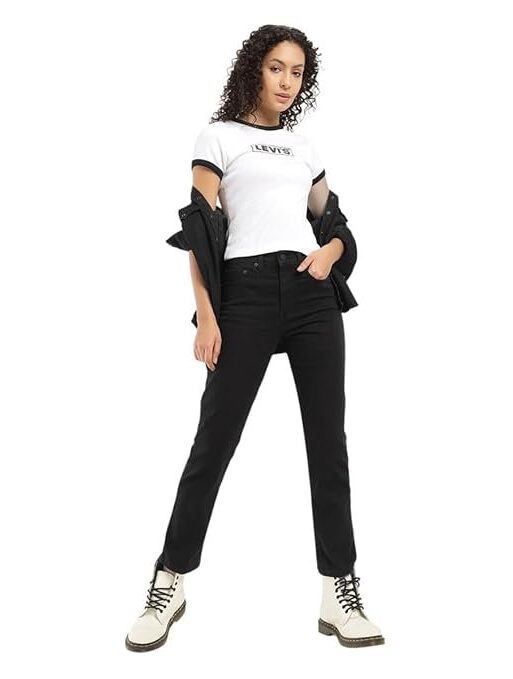 Levi's Women's High Rise 724 Slim Straight Fit Jeans