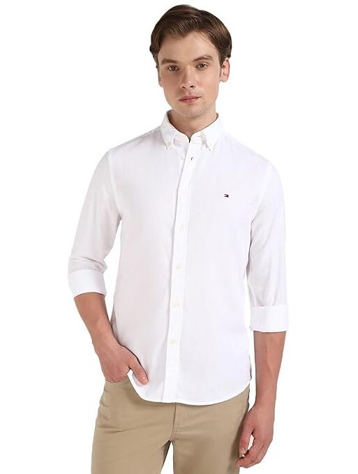 Tommy Hilfiger Men's Solid Slim Fit Shirt