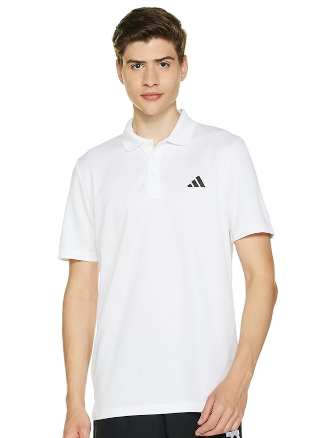 adidas Men's Geometric Regular Fit Polo Shirt