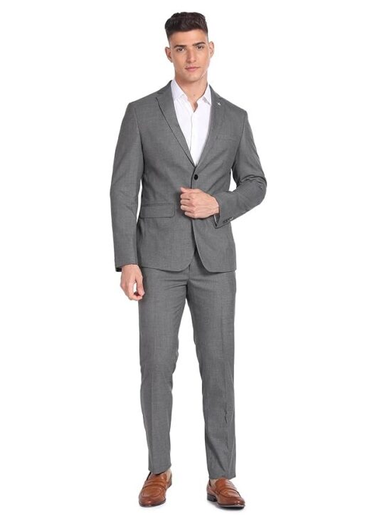 Arrow Men's Polyester Single Breasted Business Suit Pants Set