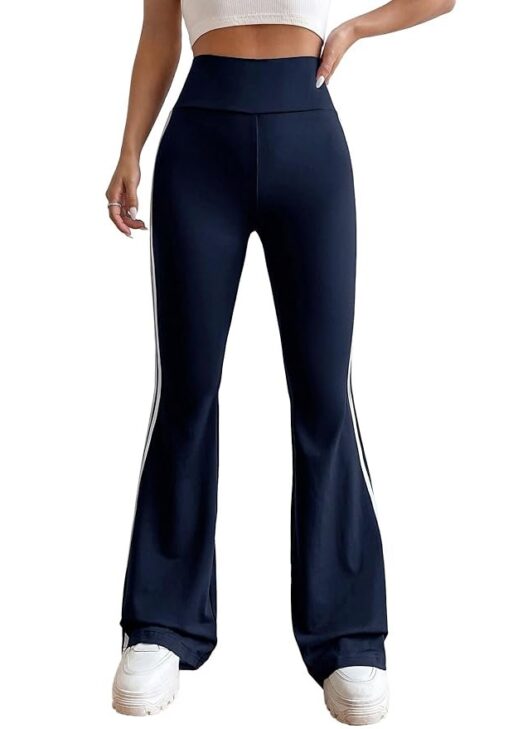 TOPLOT Women's Flare Leg Bell Bottom Pants Trouser