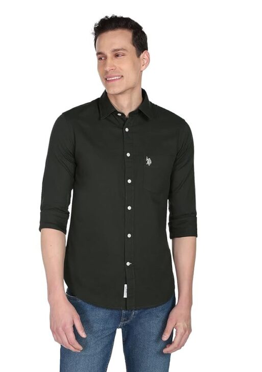 U.S. POLO ASSN. Men's Cotton Regular Fit Shirt