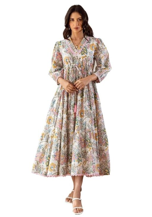 GRECIILOOKS Dress for Women Stylish | One Piece Dress for Women Long | Women Dress | Long Dress for Women | Maxi Dress for Women