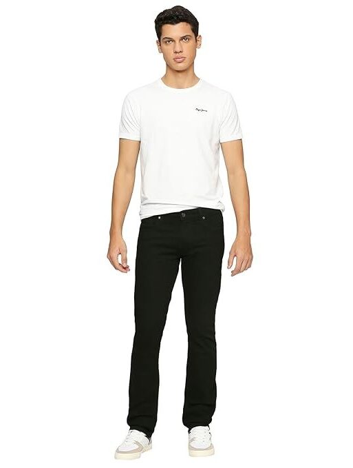 Pepe Jeans Men's Slim Fit Mid Rise Jeans