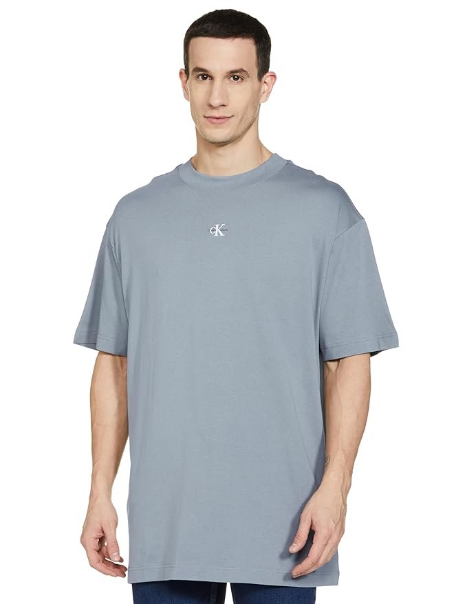 Calvin Klein Jeans Men's Solid Relaxed Fit T-Shirt