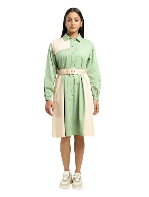 Levi's Women's Cotton A-Line Knee-Length Dress