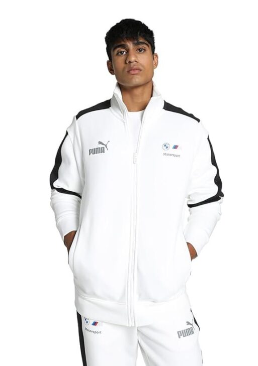 Puma Cotton Blend Mens Standard Length Jacket