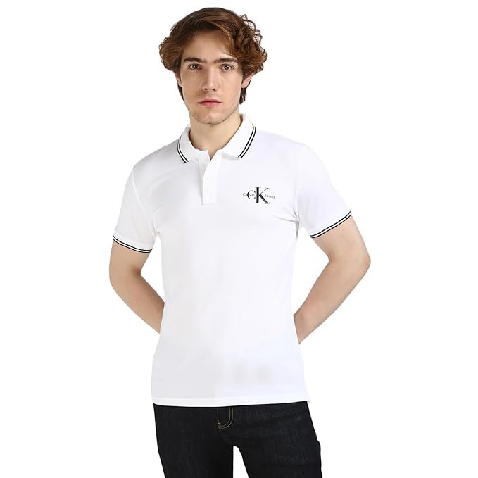 Calvin Klein Jeans Men's Solid Regular Fit T-Shirt