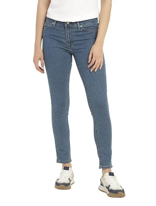Levi's Women's 711 Skinny Mid Rise Blue Jeans