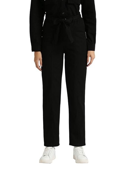 Pepe Jeans Women's High Rise Regular Pants