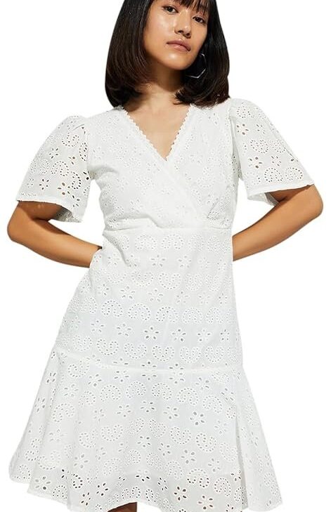 Max Women's Fit and Flare Knee Length Dress