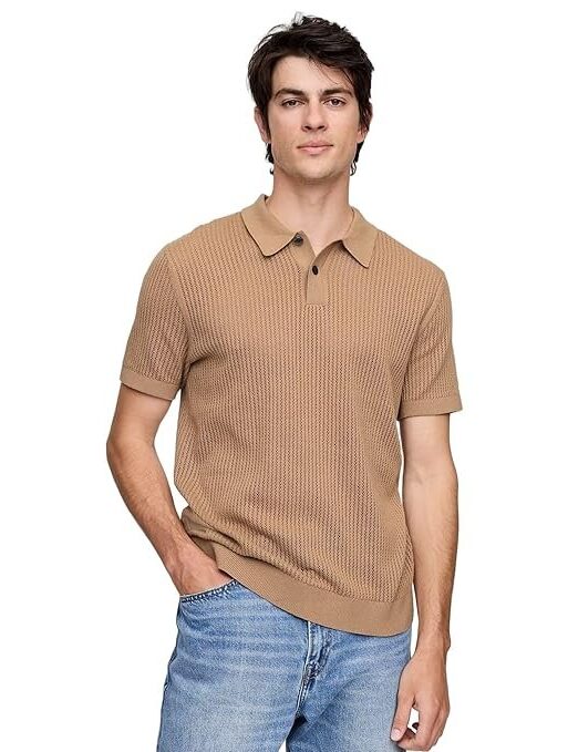 GAP Men’s Regular Fit Short Sleeves Collared T-Shirt